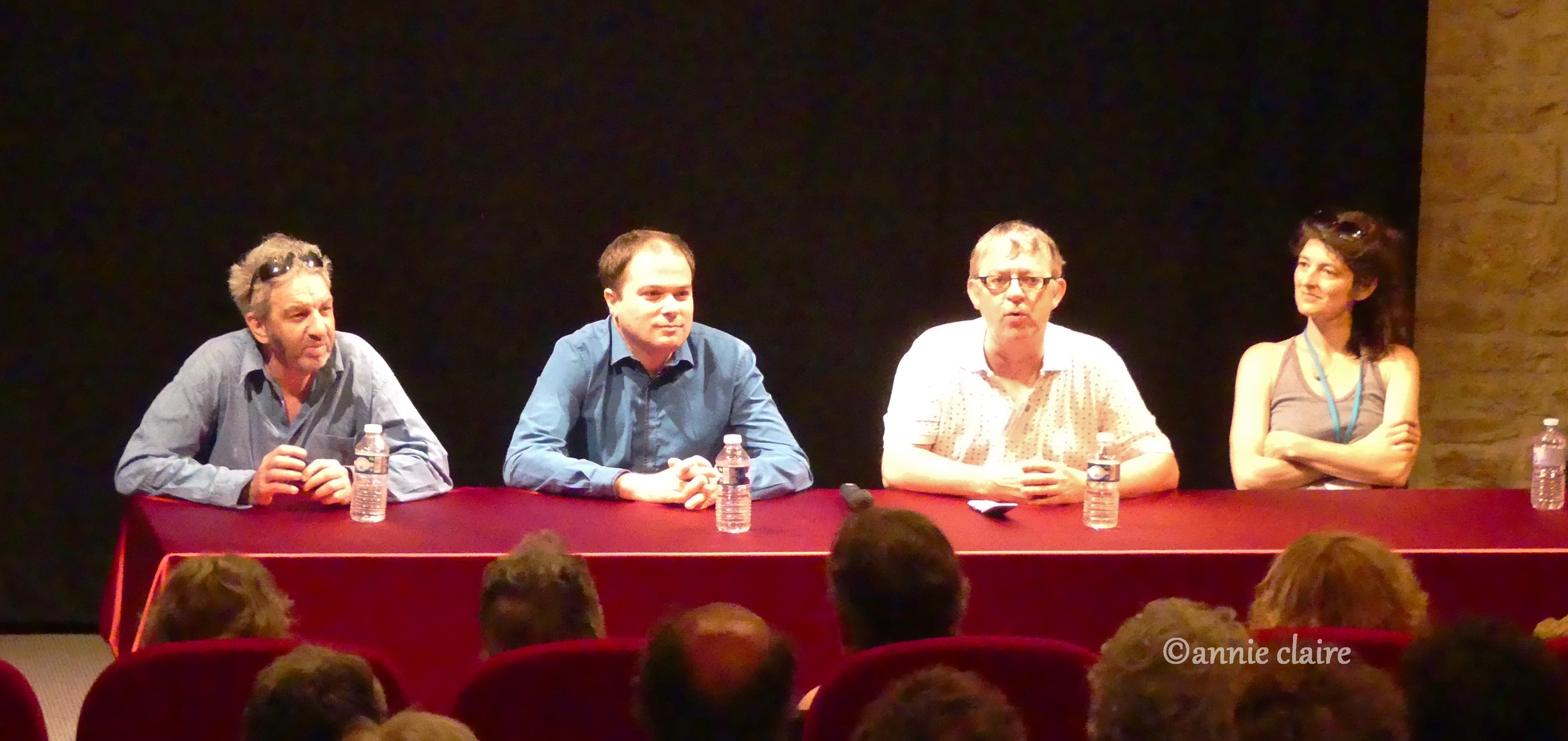 Philippe Guillard, Matthias Vincenot, Michel Kemper et Chloé Lacan ©annie claire 01.08.2016 Barjac